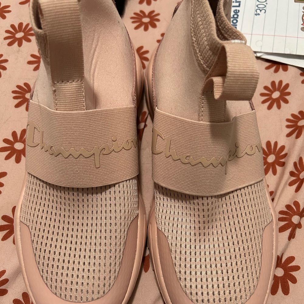 Blush Mesh Slip-On Sneakers